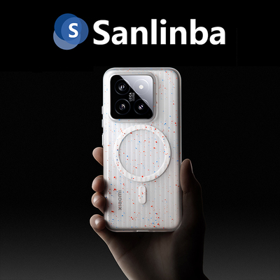 高级感艺术泼墨条纹磁吸小米15