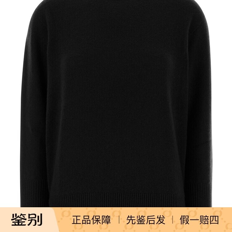 The Row 女士 黑色odelle 圆领羊绒衫毛衣 26早秋新款 意大利代购
