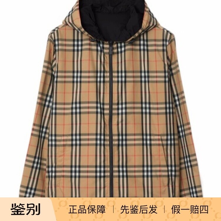BURBERRY 博柏利男士格子双面穿夹克 8126536 26早春新意大利代购