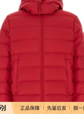 MONCLER 男士Montbrocq 连帽羽绒服红25秋冬意大利代购蒙口