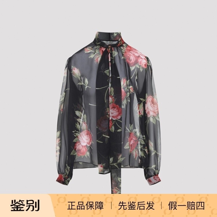DOLCE & GABBANA 女士围巾真丝DG女衫蕾丝衫26早春新款意大利代购