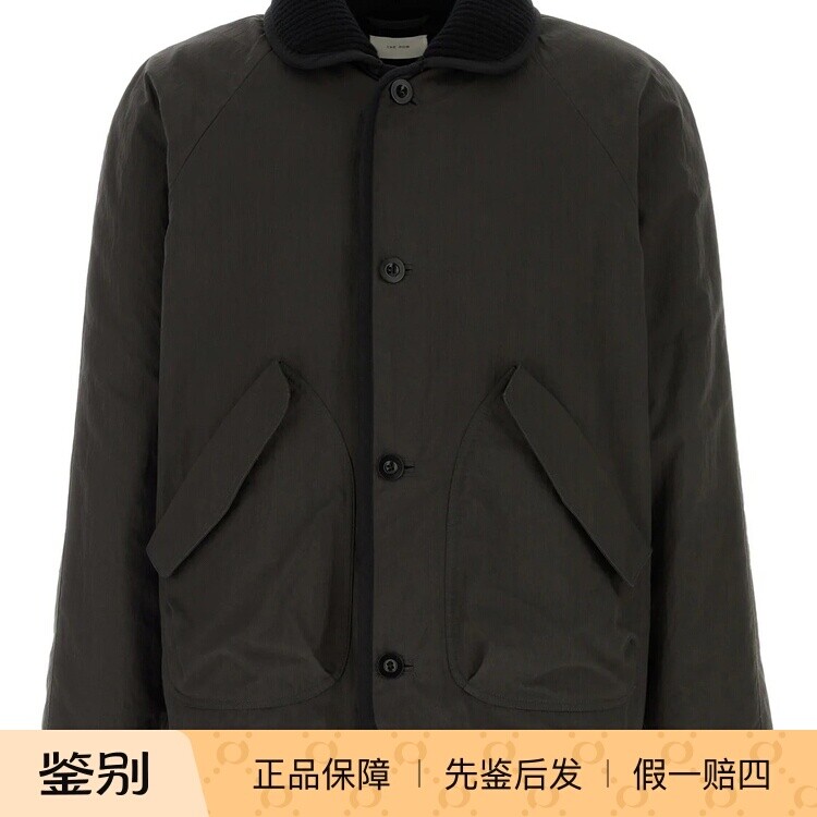 THE ROW 男士 tobias 灰色棉混纺单排扣夹克26秋冬新款意大利代购