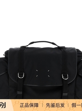 MAISON MARGIELA男士黑色hi tech尼龙邮差包25早秋新款意大利代购