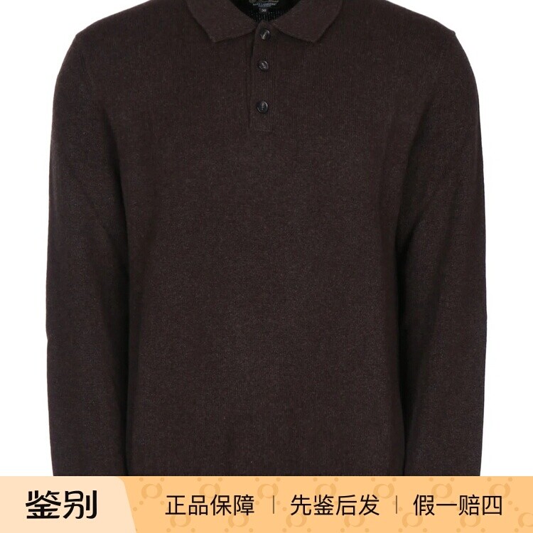 LORO PIANA 诺悠翩雅男士lp baby羊绒Polo毛衣 26秋冬 意大利代购