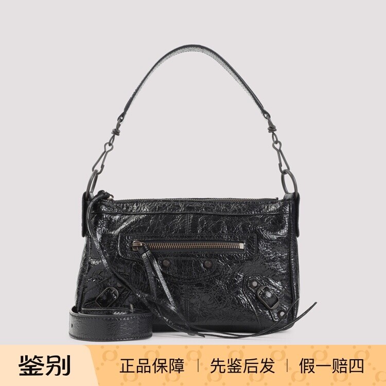 BALENCIAGA 巴黎世家女le city moto黑色迷你包 26早春意大利代购