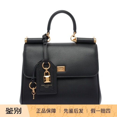 DOLCE & GABBANA 女my sicily黑色迷你手提包DG 26早春意大利代购