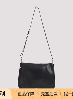 CELINE 思琳女士黑色中号besace 真皮单肩包26早春新款意大利代购