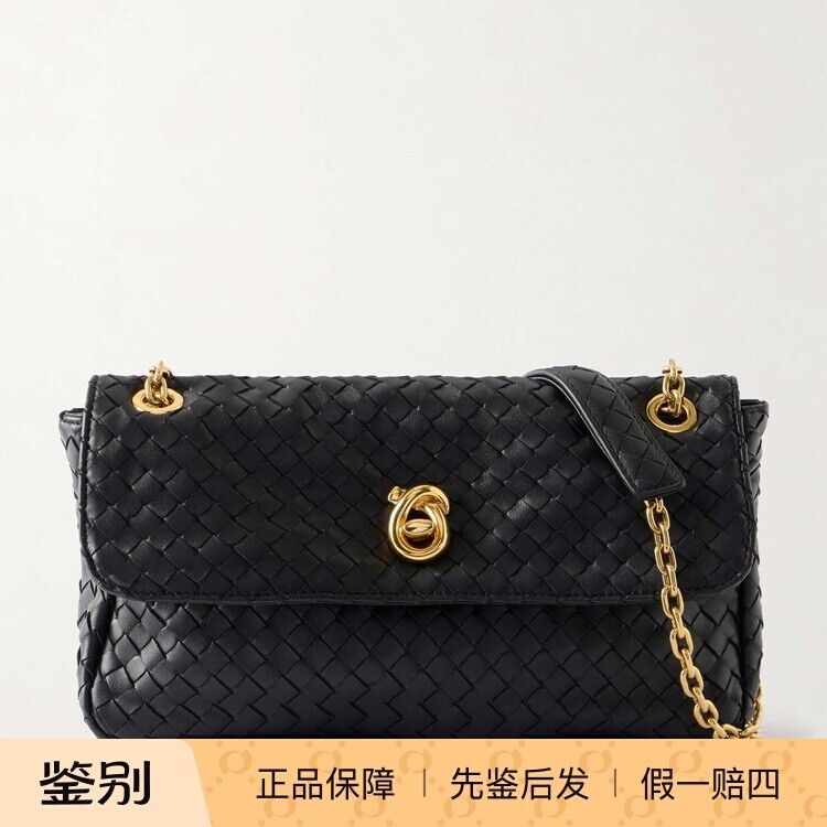 BOTTEGA VENETA女BV madison羊皮编织单肩包26秋冬新款意大利代购