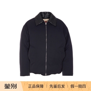 BOTTEGA VENETA 皮领羽绒服男士 25秋冬新款意大利代购BV