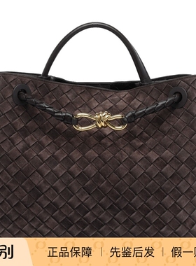 BOTTEGA VENETA 女士andiamo麂皮中号单肩包26早春新款意大利代购