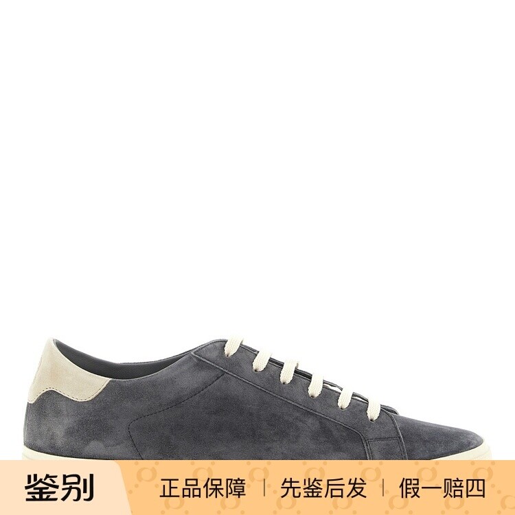 Brunello Cucinelli 男士灰色麂皮BC运动鞋 26早春新款意大利代购