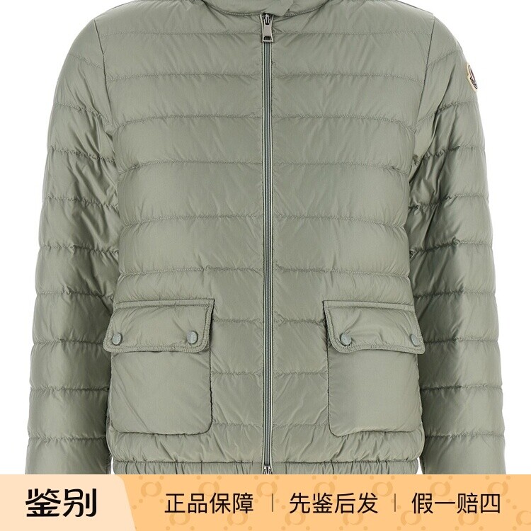 MONCLER 盟可睐女 lans 绿色立领薄款羽绒服26早春新款意大利代购