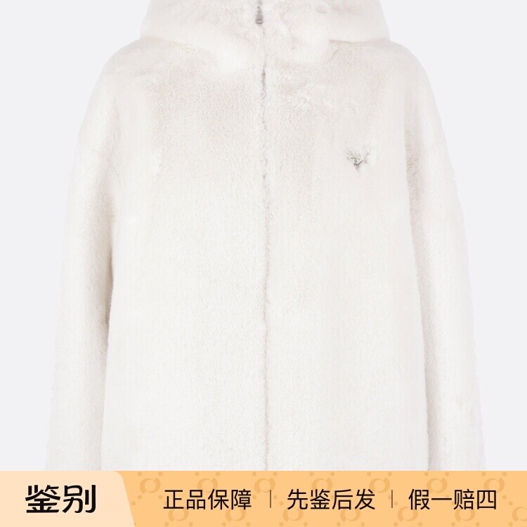 PRADA 普拉达女士双面穿抓绒连帽夹克外套2026早春新款意大利代购
