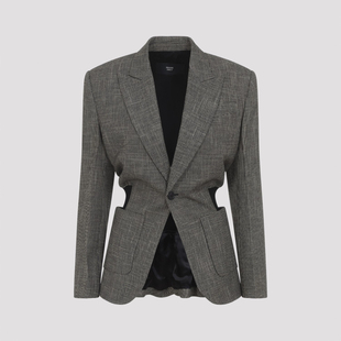 PHOEBE PHILO 女士 kick涤纶收腰西服外套 26早春新款 意大利代购