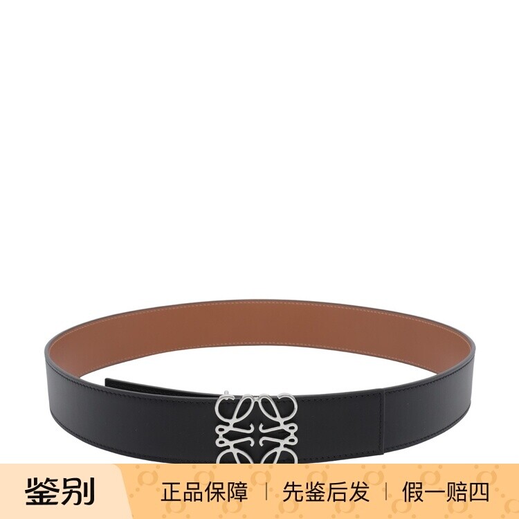 LOEWE罗意威男士黑棕双面anagram皮带腰带 26秋冬新款 意大利代购