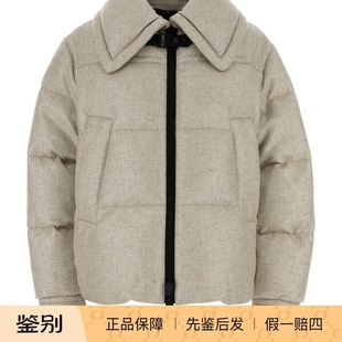 女sandane翻领羊毛混纺羽绒服25秋冬意大利代购 MONCLER GRENOBLE