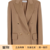 Mara 女士驼毛olimpia 双排扣西服外套25秋冬新款 Max 意大利代购