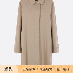 dayton 女士 ROW 26早春新款 意大利代购 米色棉质单排扣风衣 THE
