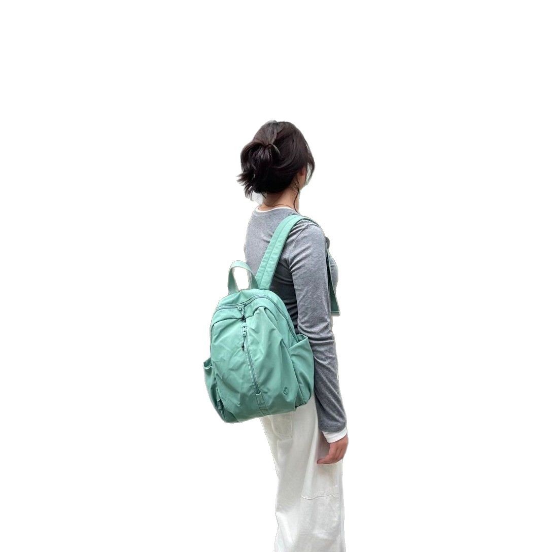 正品捷朗仕新款小众设计款清新时尚双肩包大容量户外运动尼龙布包