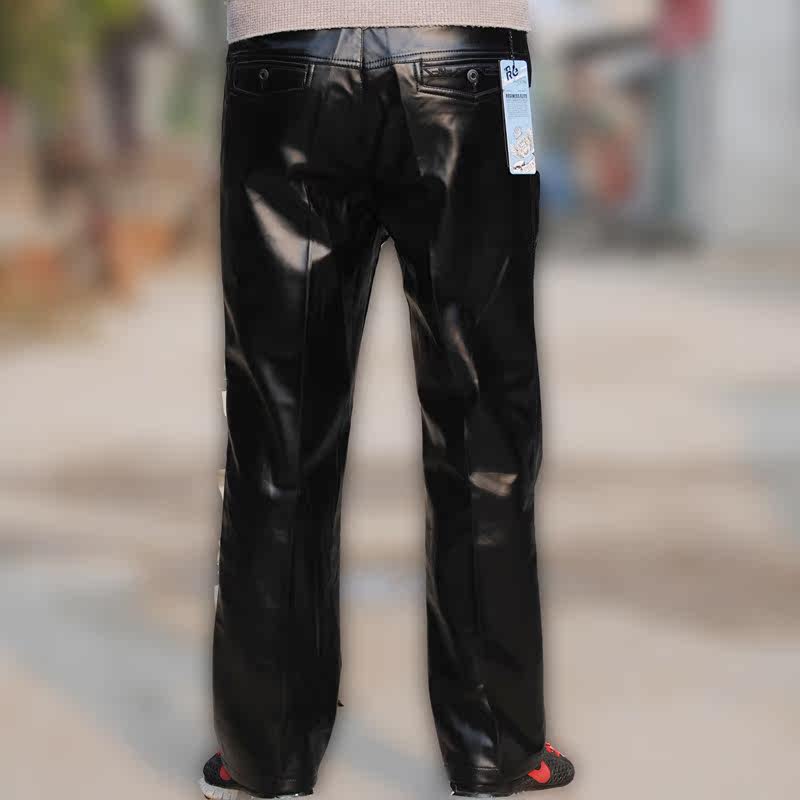 Pantalon cuir homme droit pour hiver - Ref 1488909 Image 3