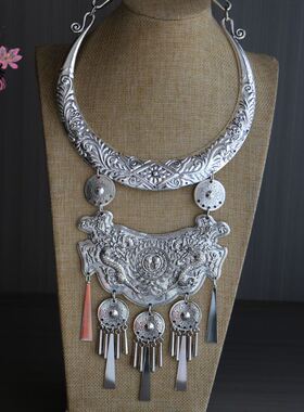 其他合金合金刀片链女复古银色