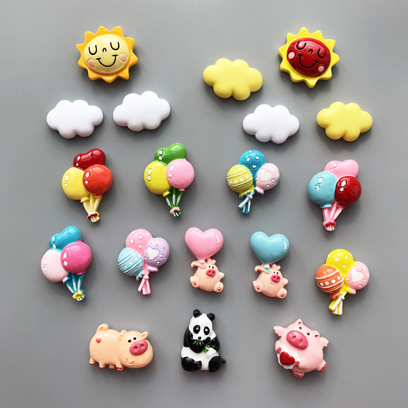 凡趣小树脂太阳云朵磁性冰箱贴