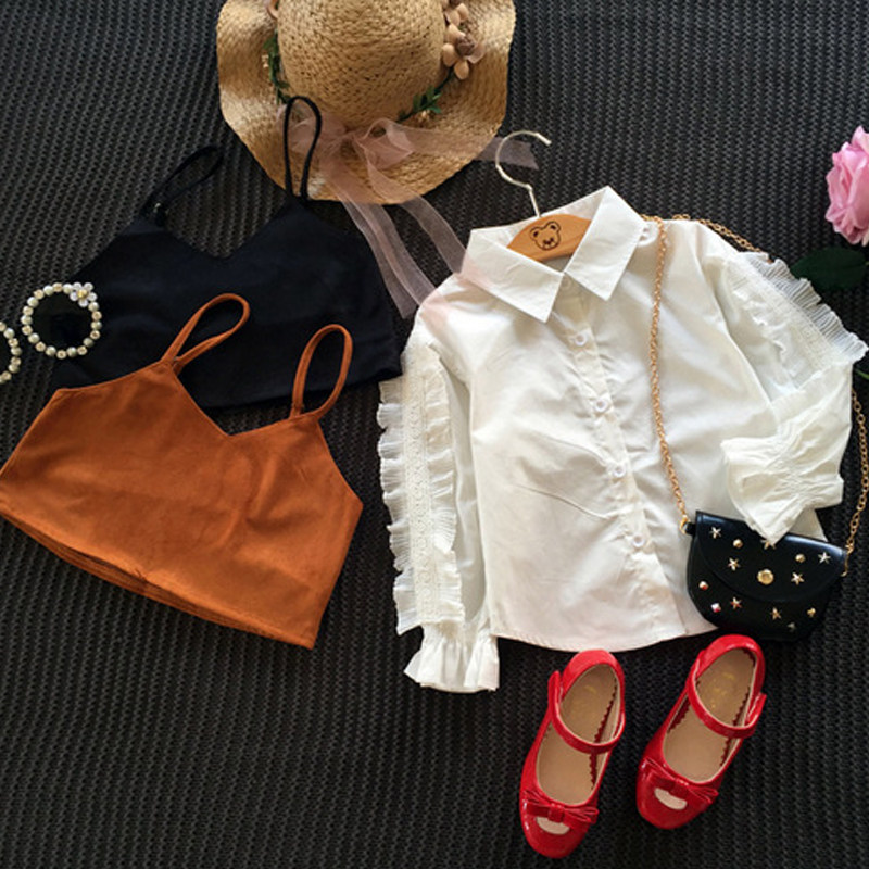 Chemise fille à manche longue - Ref 2086930 Image 1