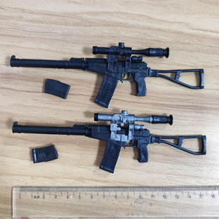 成品1:6枪模俄罗斯ASVal特种微声突击步枪不具发射功能满50包邮