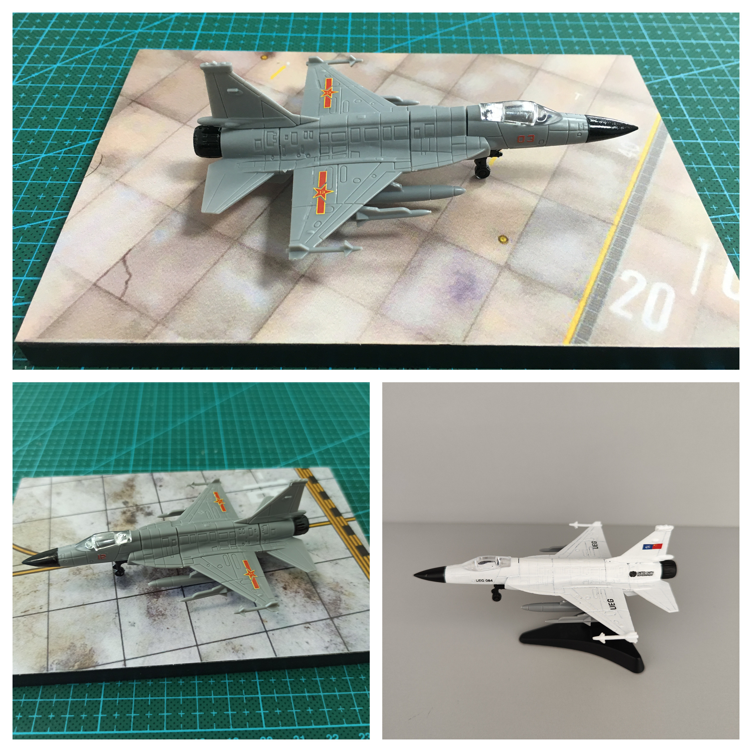 成品塑料飞机模型无需拼装JF17