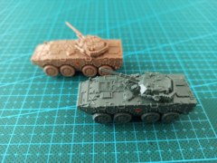 成品1:144迷你沙盘模型中国ZBL-09轮式步兵战车满50包邮