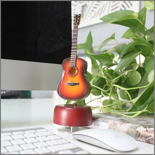 音乐盒摆件办公室实木