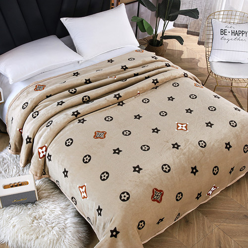 夏季法兰绒空调盖毯珊瑚绒毯子