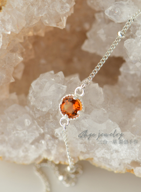 11月生辰石帝王黄水晶手链