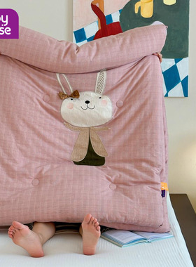 babyhouse2025新款双层纱儿童纯棉被子被芯冬被宝宝全棉被春秋被