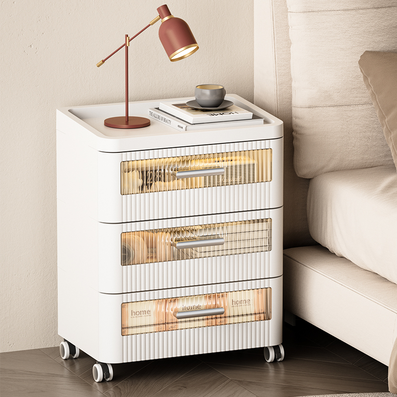 床边柜简易超窄置物架边柜夹缝床头柜简约现代卧室收纳抽屉储物柜