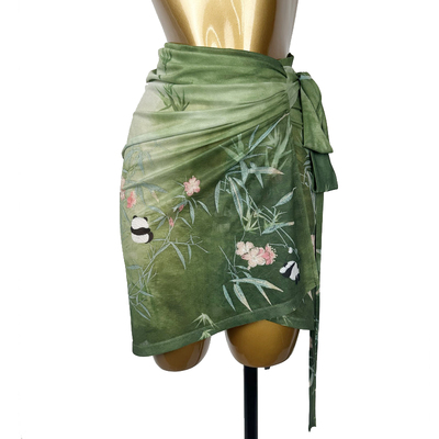 竹子熊猫新中式古典风臀巾舞蹈服