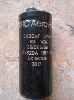 拆机 英国原装BHC ALS20A系列 63v 6000uf 电解电容