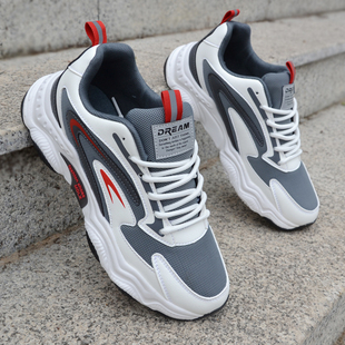 中小学生跑步鞋男童运动鞋新款初中生波鞋12-15岁中大童男鞋软底
