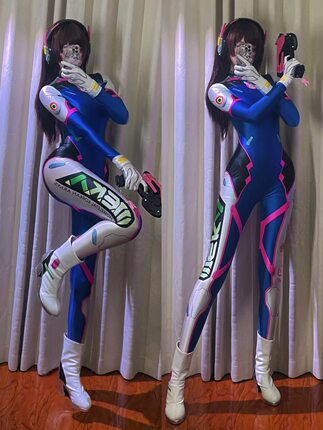 守望先锋宋哈娜cos服DVA游戏动漫cosplay连体连体服女服装3D款