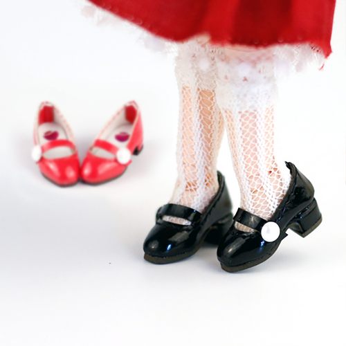 blythe ob1122gsc玛丽珍高跟鞋bjd娃鞋子素体molly素体粘土人12分