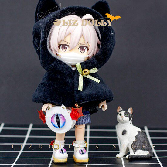blythe ob11gsc恶魔猫鞋12分bjd娃鞋素体娃娃molly美结猪圆糕mico