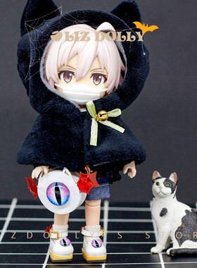 blythe ob11gsc恶魔猫鞋12分bjd娃鞋素体娃娃molly美结猪圆糕mico