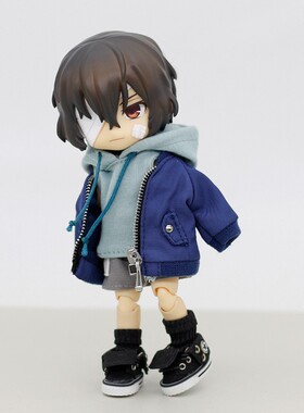 ob11P9P10妖精娃衣帽衫打底背心复古夹克休闲外套棉服12分bjdGSC