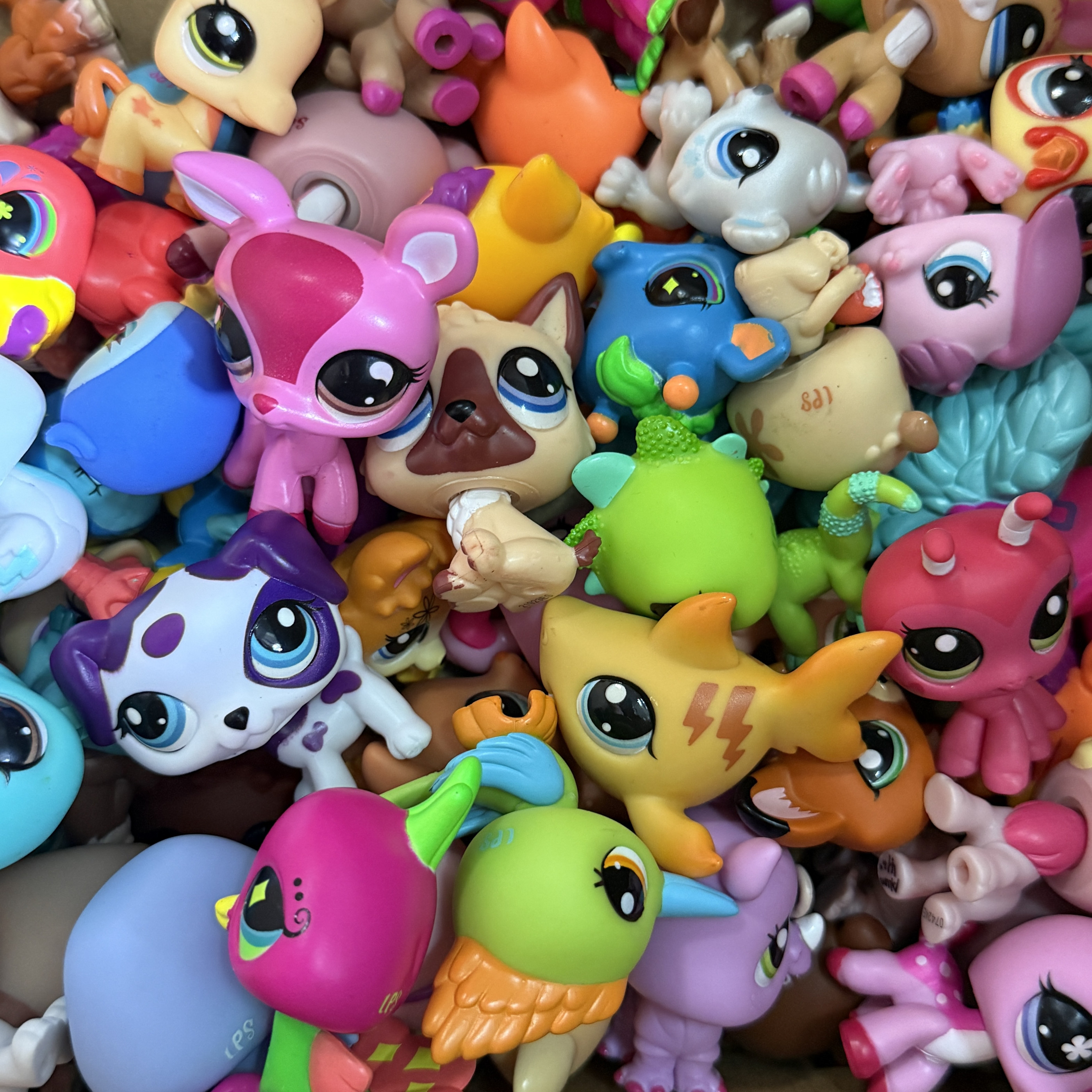 2新版至Q动物L小小PS宠物屋迷你摆件玩具老款孤品公仔稀有少绝正