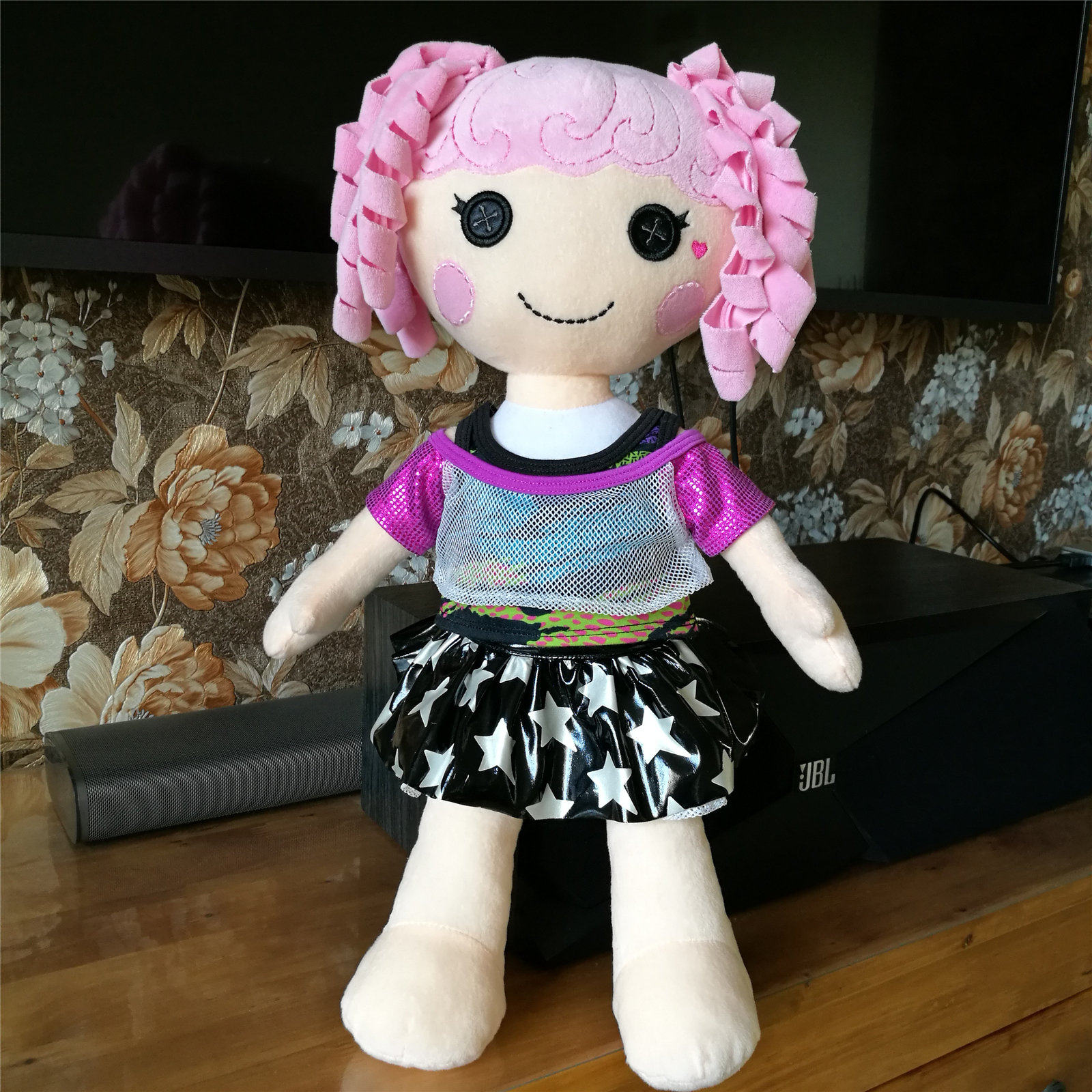 高端宝宝儿童生日女生新年礼物毛绒玩具公仔玩偶乐乐天使娃娃女孩