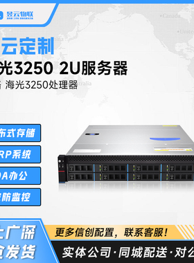信创海光 3250/3350 CPU 2U8盘位服务器 更多国产定制化可供选配