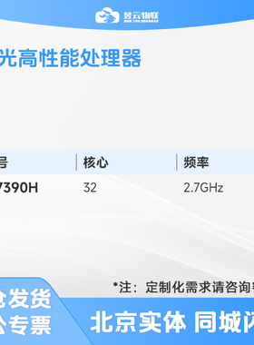中科海光Hygon 7390H 2.7G 32核64线程 CPU 按需定制化信创服务器