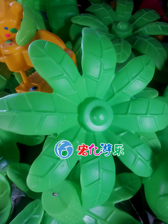 小博士游乐组合滑梯立柱装饰品树叶数字牌梅花桩太阳花凹凸镜门框