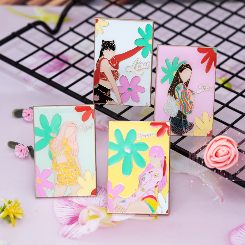 blackpink粉锤周边花样年华徽章应援小卡金智秀金珍妮朴彩英lisa