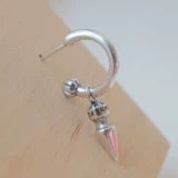 Ретро подвеска, модные серьги, серебро 925 пробы